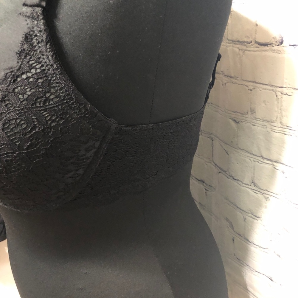 Black padded full figure bra 36DD - Picture 4 of 7